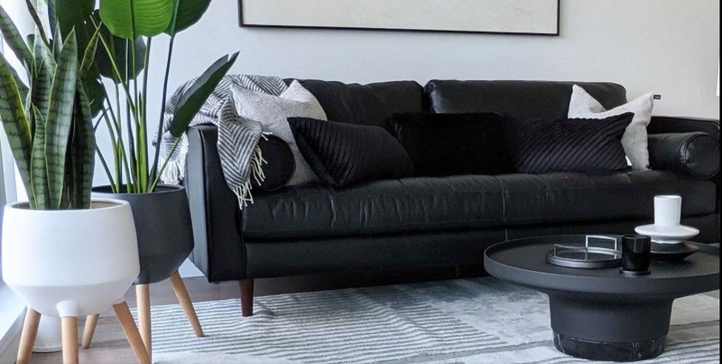 Light Blue Cotton Rug from LR Resources Adana